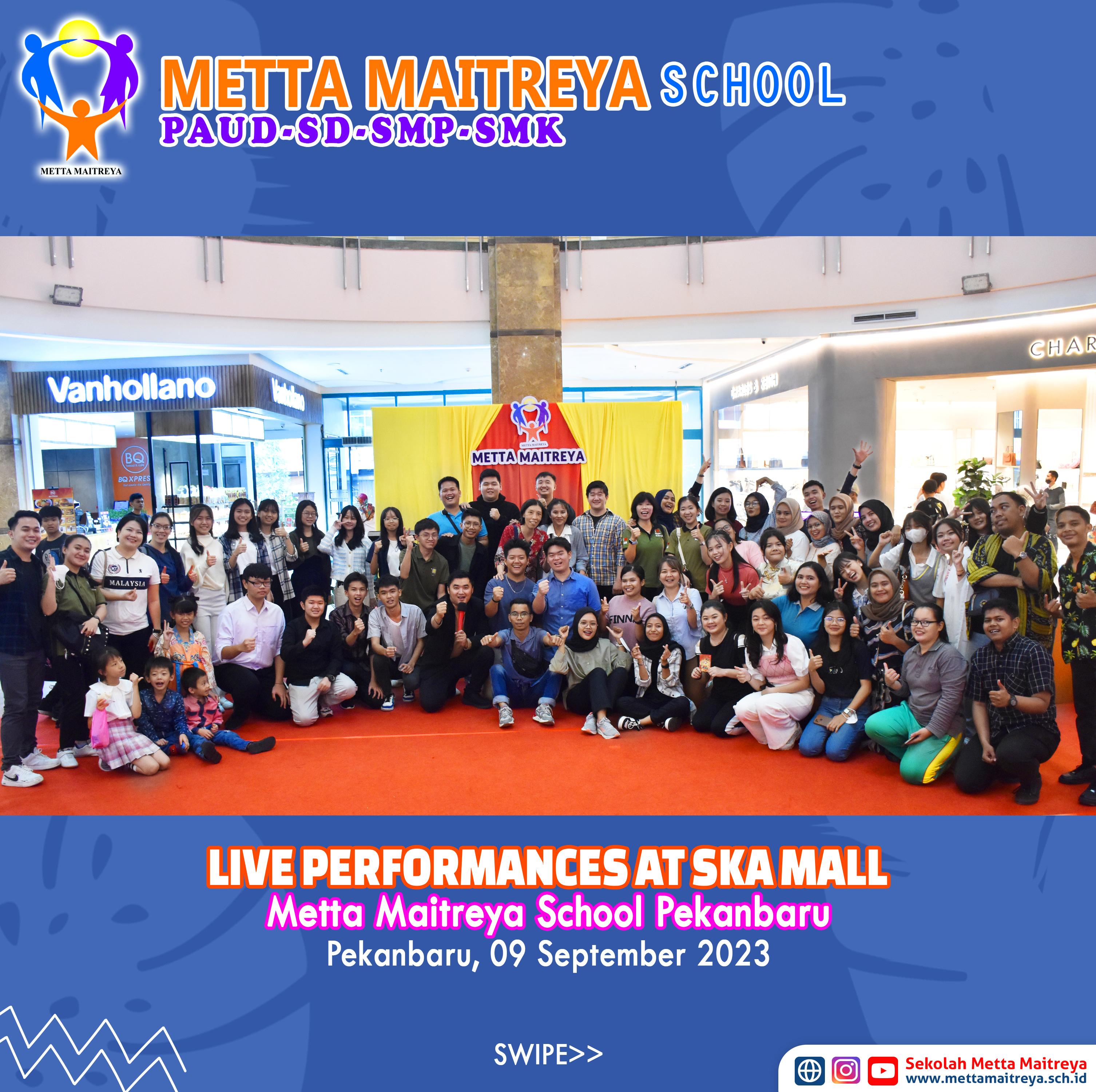 Live Performances Metta Maitreya School at Mall SKA | SEKOLAH METTA MAITREYA